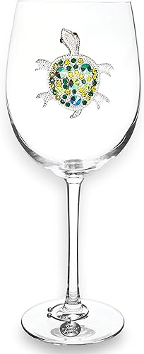 Miniatura 4 de THE QUEENS' JEWELS - Octopus Jeweled - Copa de vino sin tallo, 21 oz. - Deslumbrante y único - Cristalería decorada a mano - No pintada 0300-004-100