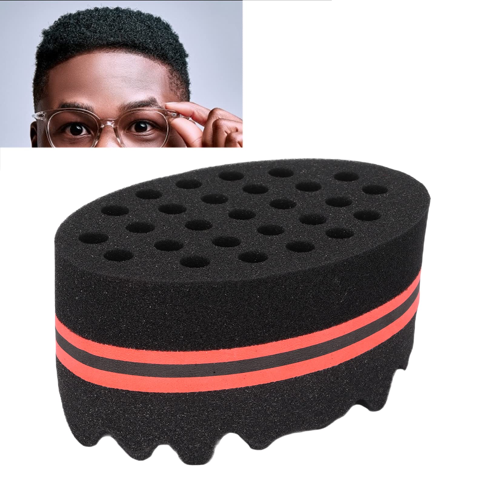 Afro Coil Comb, Hair Sponge Soft Hair Sponge for Men Women Curls