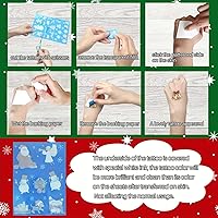 Vista 6 de 12 hojas de tatuajes temporales luminosos, 140 estilos, tatuajes falsos impermeables para niños y niñas, hombro de brazo, adhesivo para recuerdos