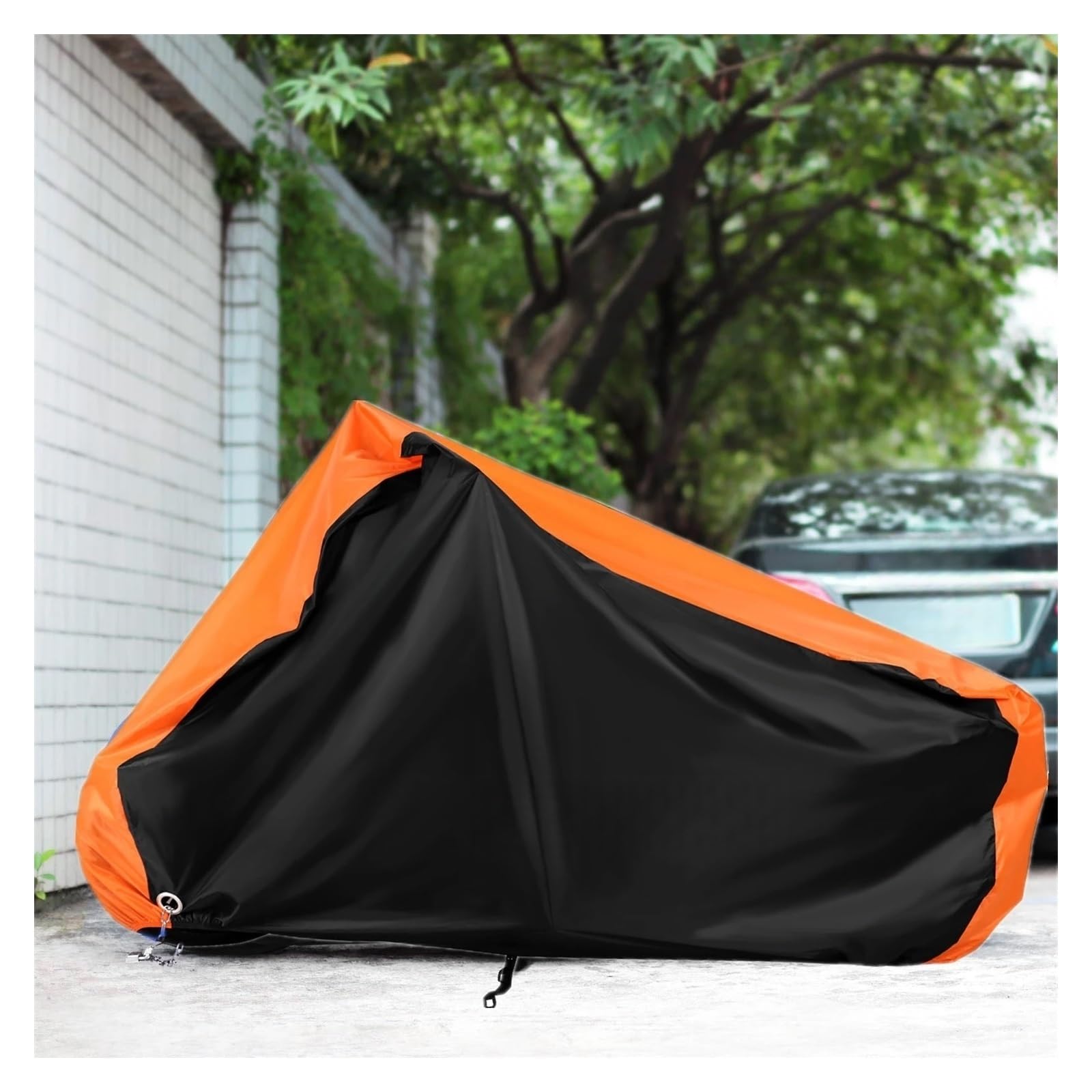 Cubierta De Motocicleta para Scooter, Cubiertas Protección Motor XXXL XXL XL LM, Accesorios Lona Protectora Específicos Pesados Resistente para Motocicleta Funda