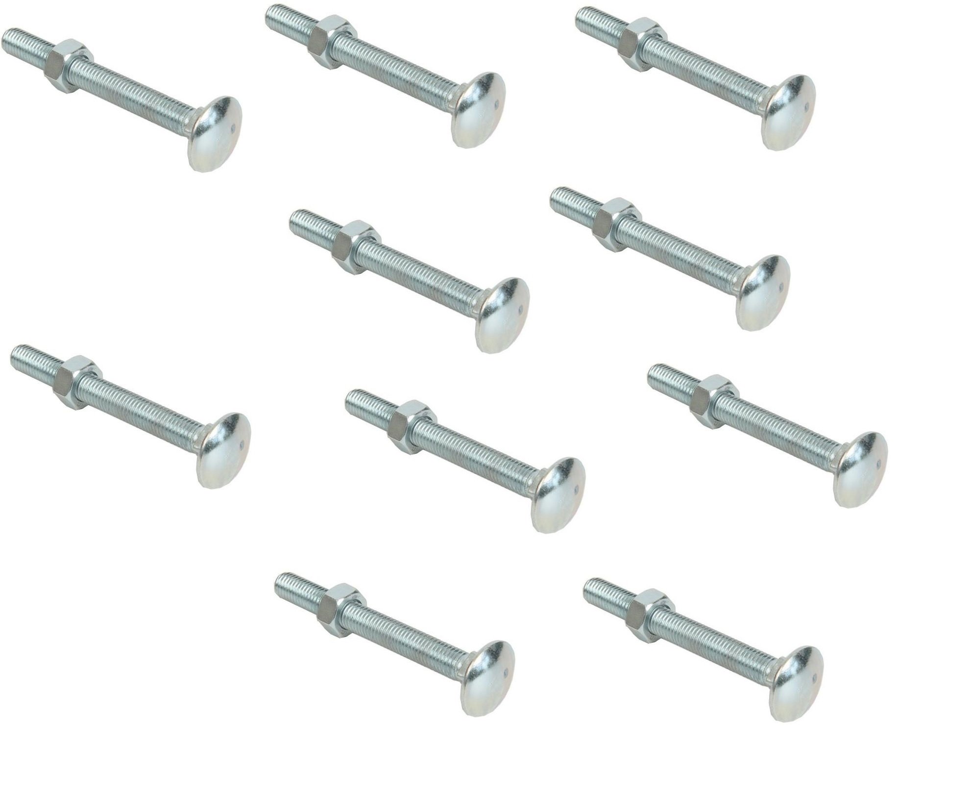 City Deco Centre M6 M8 M10 M12 Cup Sq Hex Bolts & Nuts Coach Bolts Carriage Bolts (M6x25)