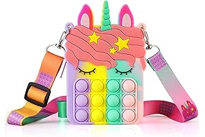 ATESSON Unicorn Pop Purse: The Perfect Fidget Companion for Girls 4-12