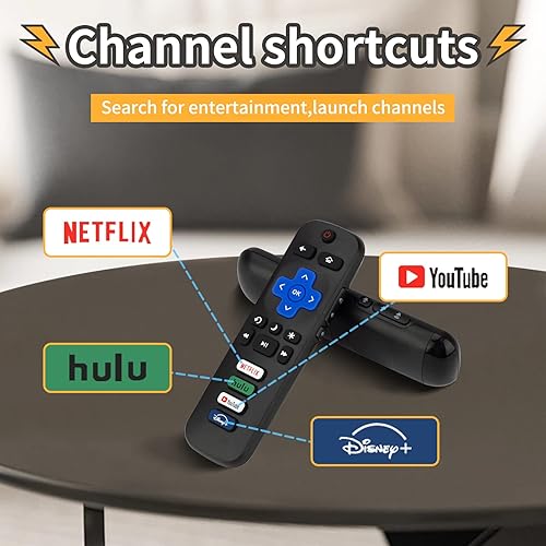 Miniatura 6 de Nuevo control remoto universal de TV compatible solo para televisores Roku, compatible con televisores TCL RokuHisense RokuOnn Roku (no para Roku