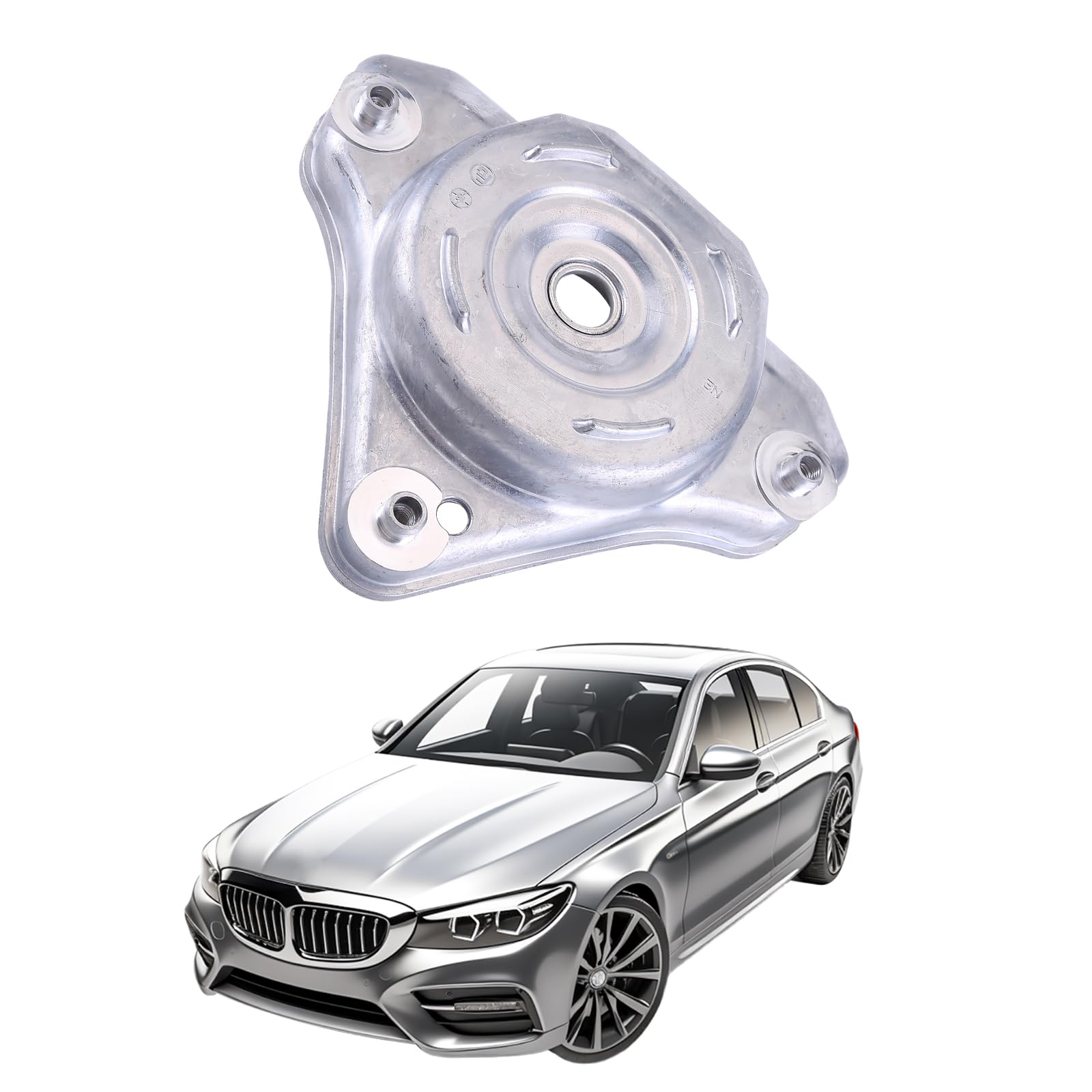 LICHENGTAI 4F0412109 4F0412383G 4F0412391C Kit de réparation pour palier de jambe de force compatible avec Audi A6 Avant (4F5, C6) avant, kit de réparation pour palier de support de suspension