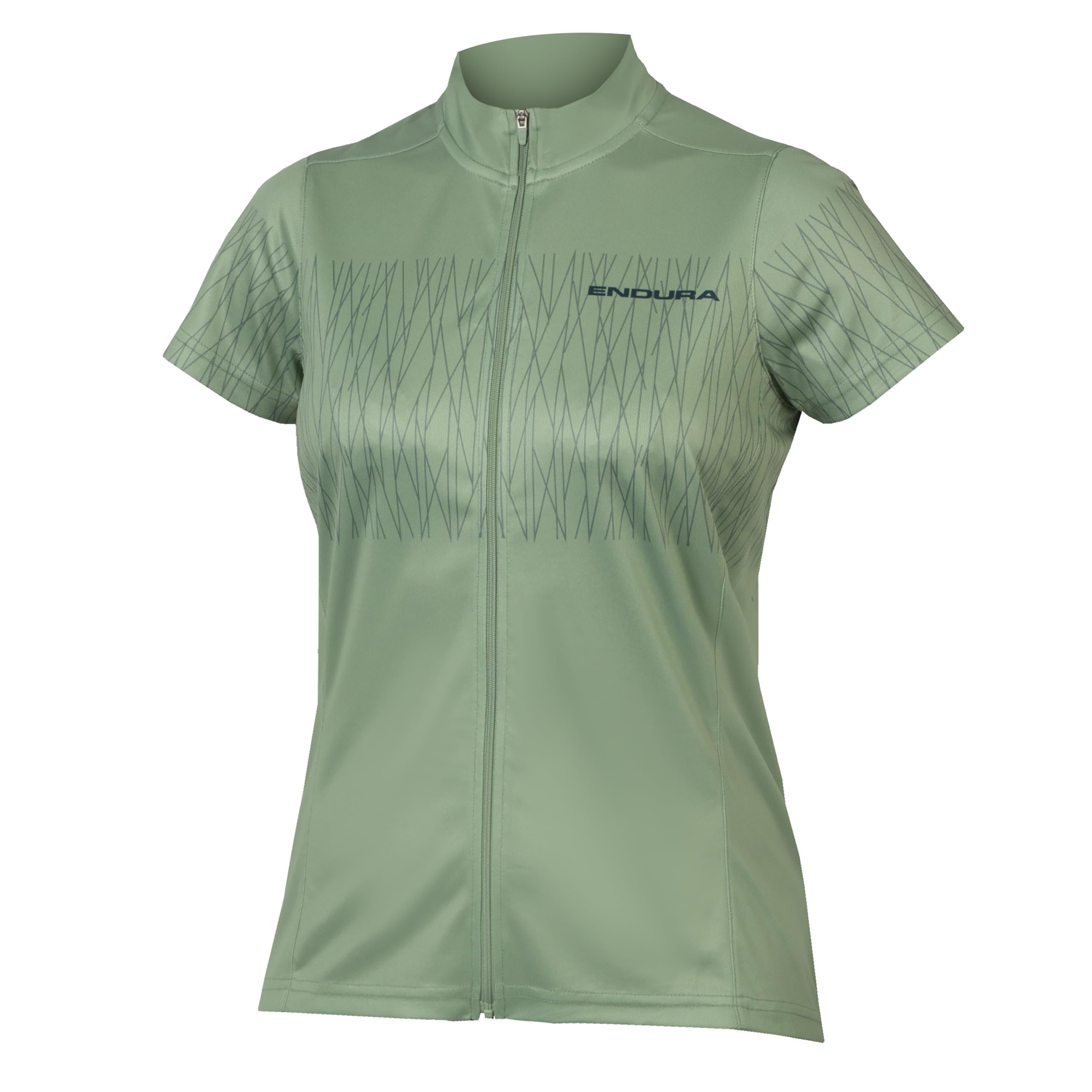 Endura Women's Hummvee Ray Short Sleeve Jersey |Rapid Wicking | Back Pockets, Jade, L