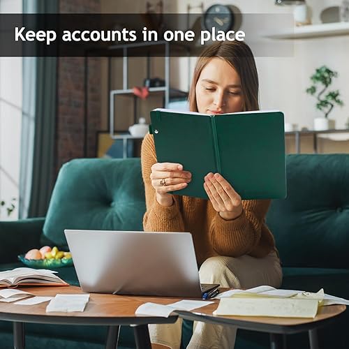 Miniatura 6 de 5 MINUTES A DAY Libro de contabilidad contable cuaderno de seguimiento de gastos empresariales - Cuaderno de cheques de finanzas personales para