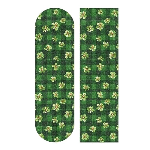 Vista 212 de Abstracto Negro Gris Geométrico Skateboard Grip Tape 33x9inch Papel de lija Longboard Scooter Griptape Diseño antideslizante y anti-desgarro