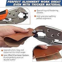 Vista 4 de Snap Fasteners Kit, Heavy Duty Fastener Tool and 60-Set 15mm Marine Snaps Stainless Steel for Boat Covers/Tarp/Canvas/Upholstery/Leather Metal Press