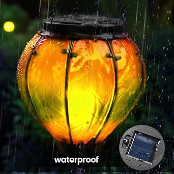 2 Pack 8.5 cm Replacement Hot Air Balloon Solar Garden Light Tops [Energy Class A]