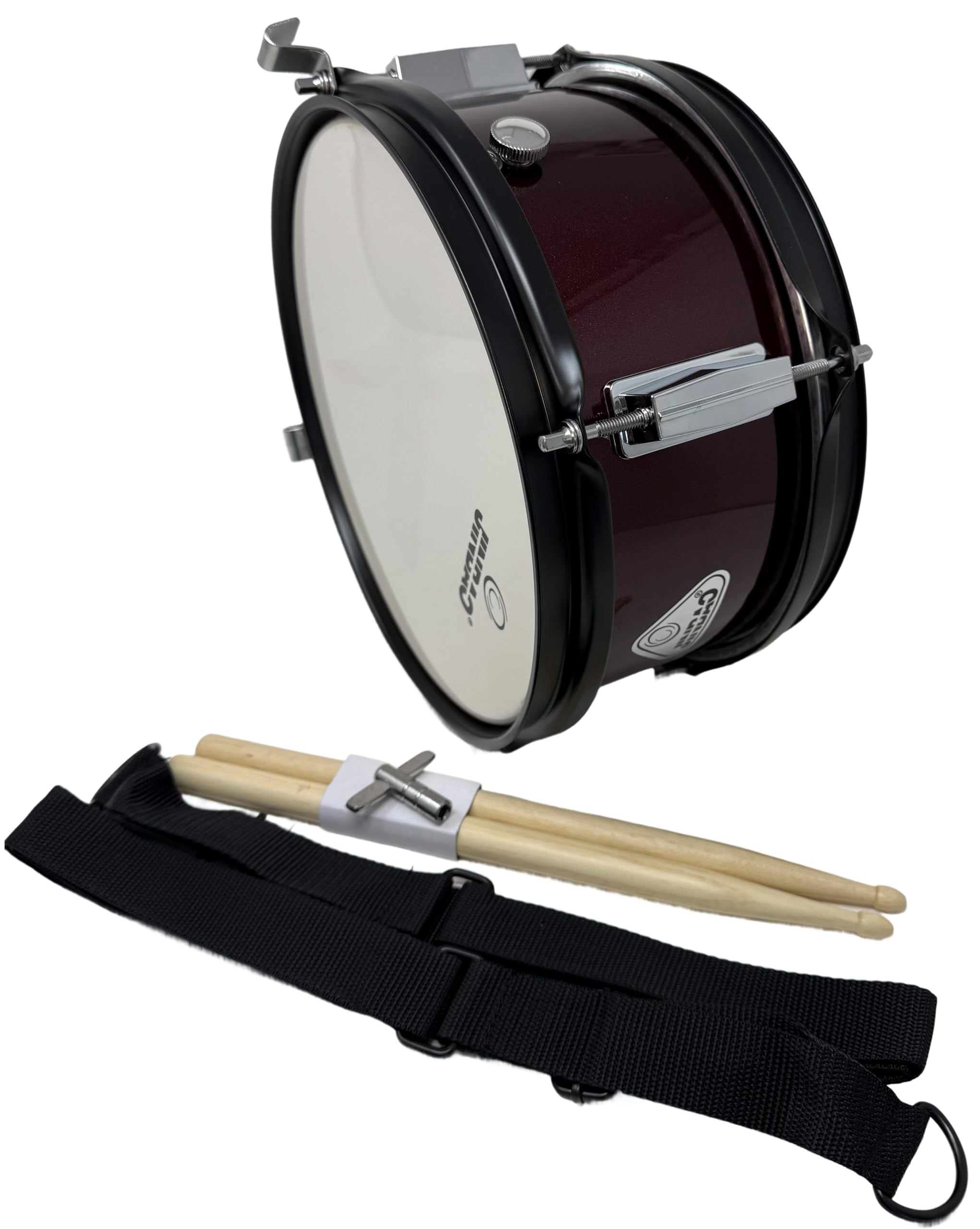 ROCKSTAR - Tambor Caja de Madera Afinable Jinbao L1005WR incluye Correa y Baquetas, Instrumento Musical para Banda Infantil - Rockmusic