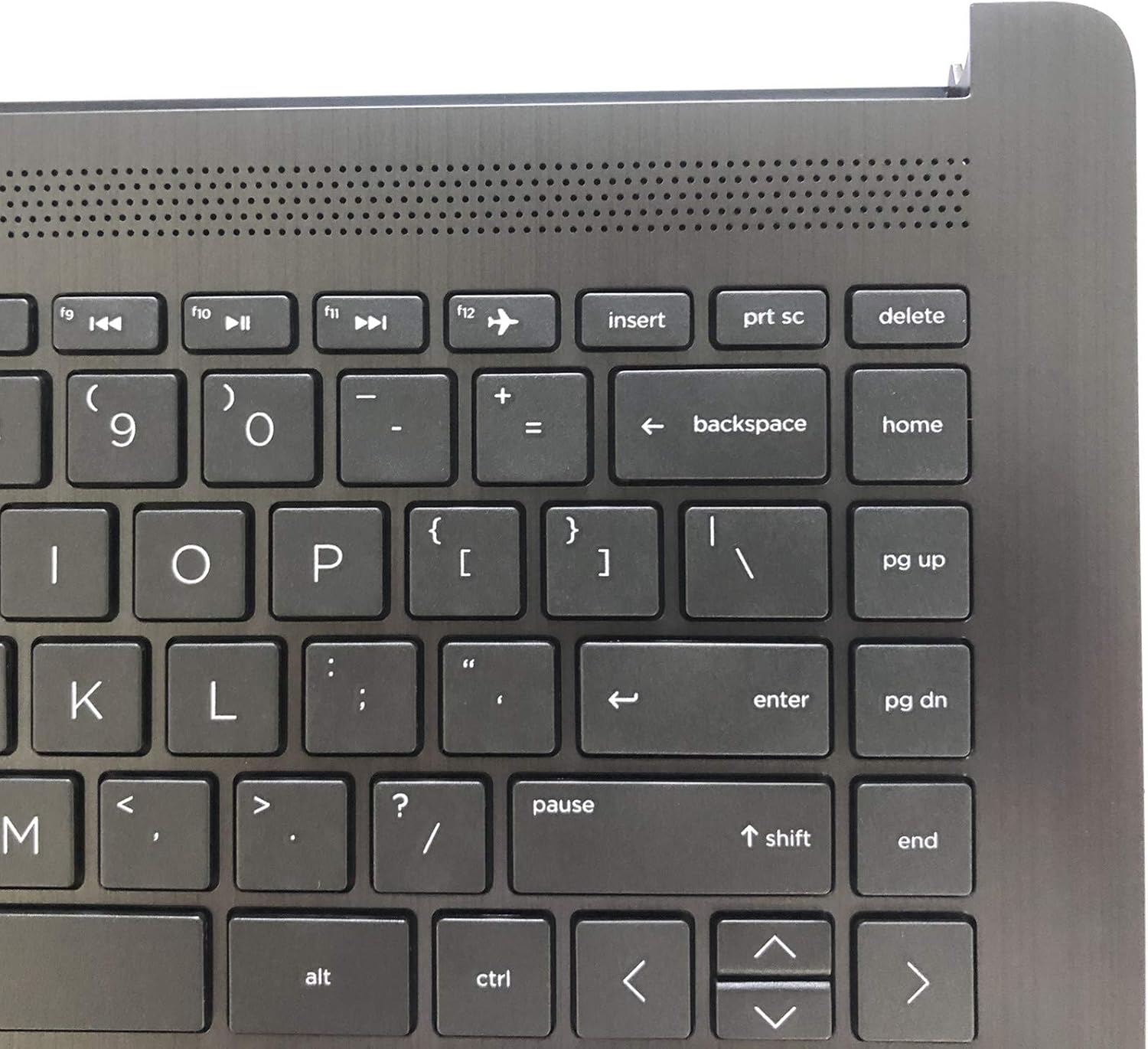 Replacement for HP 14-cm 14T-CM 14Z-CM 14-CK 14-ck 14-cm 14-dg 14q-cs 14q-cy Laptop Upper Case Palmrest Keyboard Assembly Part L23241-001 L23491-001 6070B1306303 Top Cover Smoke Gray