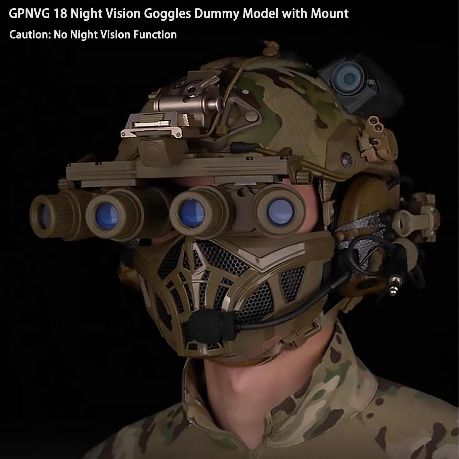 Amazon.com: GPNVG 18 Dummy Model, Night Vision Goggles Prop, Tan