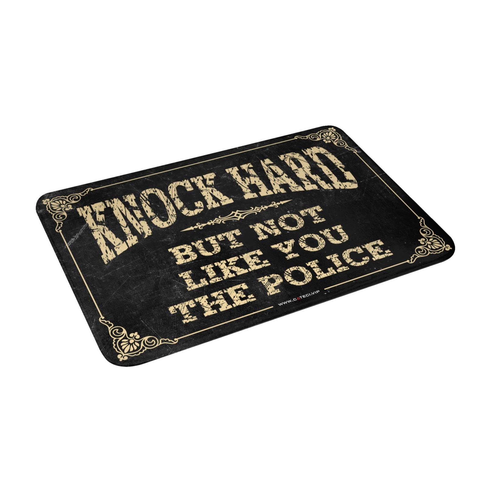 Tapis de porche d'extérieur 50x80 cm antidérapant pour entrée