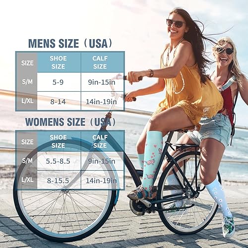 Miniatura 7 de Bluemaple 6 Pack Copper Compression Socks for Women and Men Circulation-Best Support for Medical, Running,Nursing,Athletic