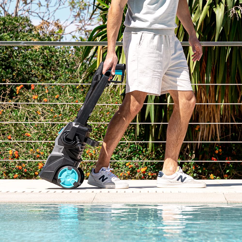 Cecotec Hidrolimpiadora de Alta Presión HydroBoost 1600 Car&Garden. 1600 W, Hogar, Jardín o Coche, Caudal máx de 468 l/h, 135 Bares de Presión máx, Bomba de Aluminio, Radio de acción 14m