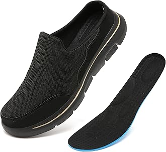 Mens Womens Warm Garden Clogs Mules Casual Slip on Shoes Autumn Thickening Breathable Slippers Non-Slip Lightweight Walking Shoes