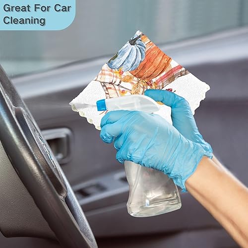 Miniatura 7 de Toallas de cocina de otoño y otoño, muy absorbentes, trapos de cocina de primera calidad para cocina, paños de limpieza reutilizables de secado