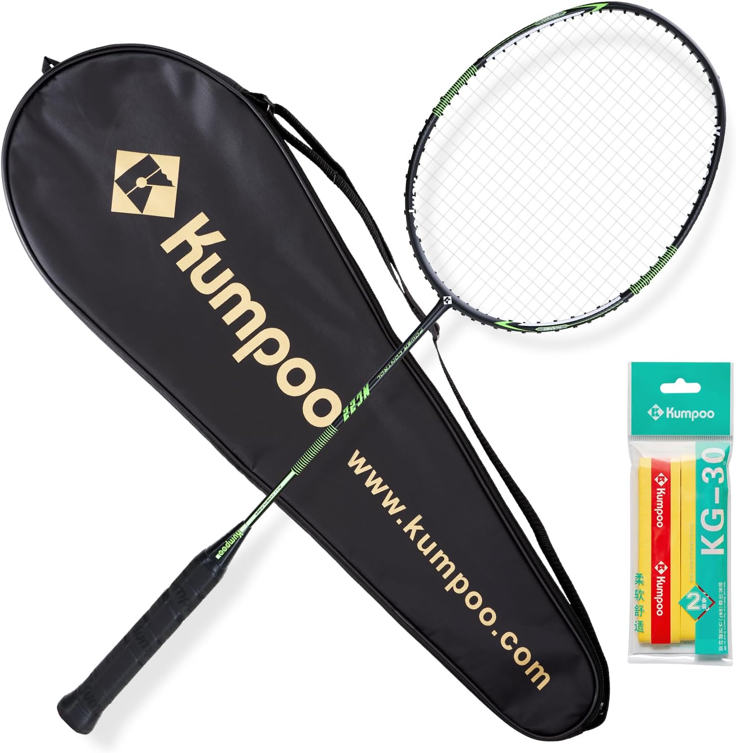 Badminton Racket KC-22 Black Green