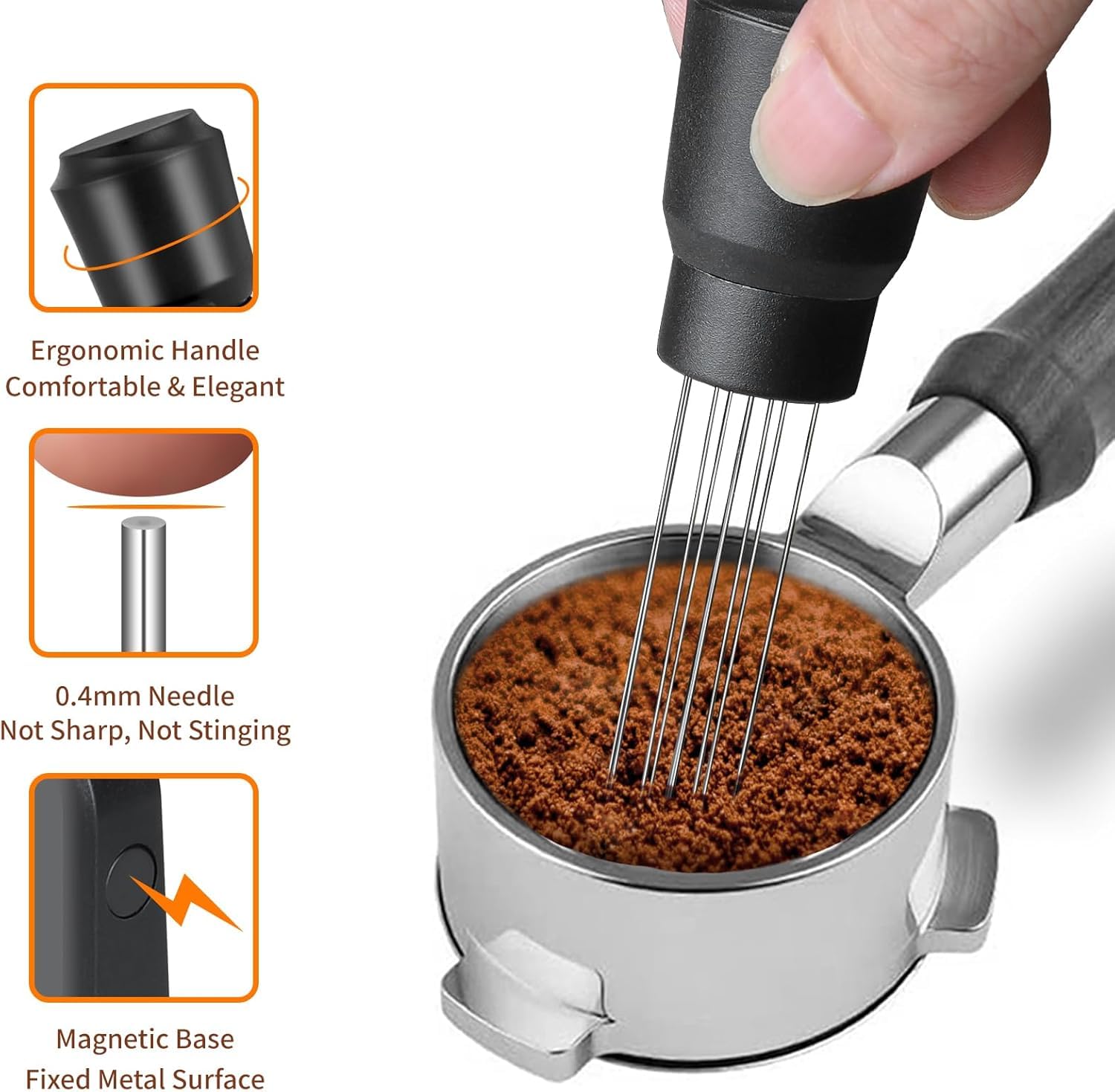 Upgraded WDT Tool with Strong Magnetic for Breville Barista Espresso Coffee Maker - Image 4
