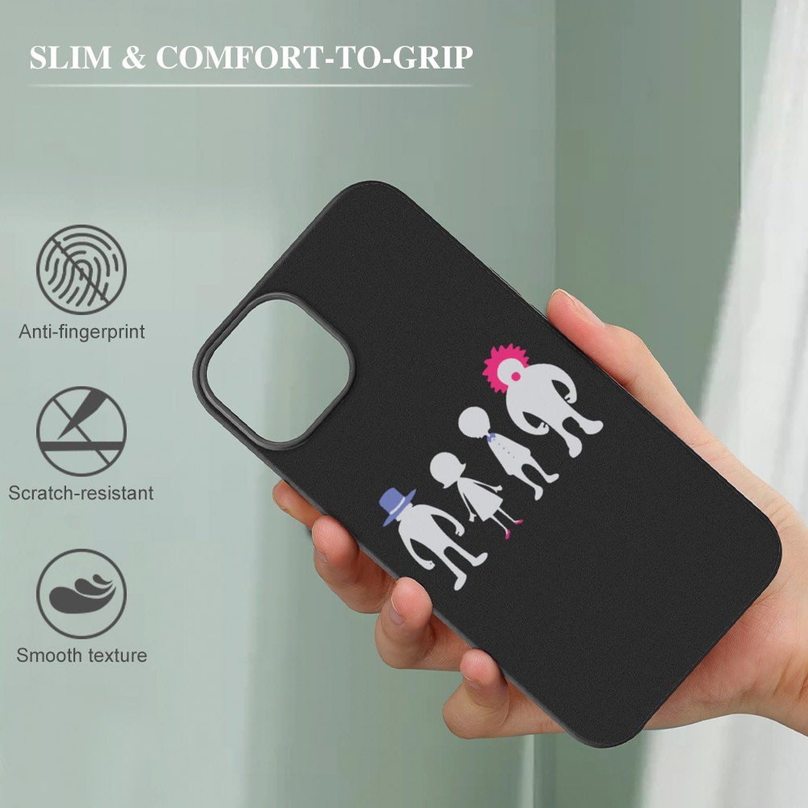 Custodia per iPhone 15, SEKAI NO OWARI, Fine del mondo, iPhone 15/15Plus/15Pro/15ProMax, custodia per iPhone 15, custodia per smartphone, anti-impronte, compatibile, antiurto, leggera, popolare