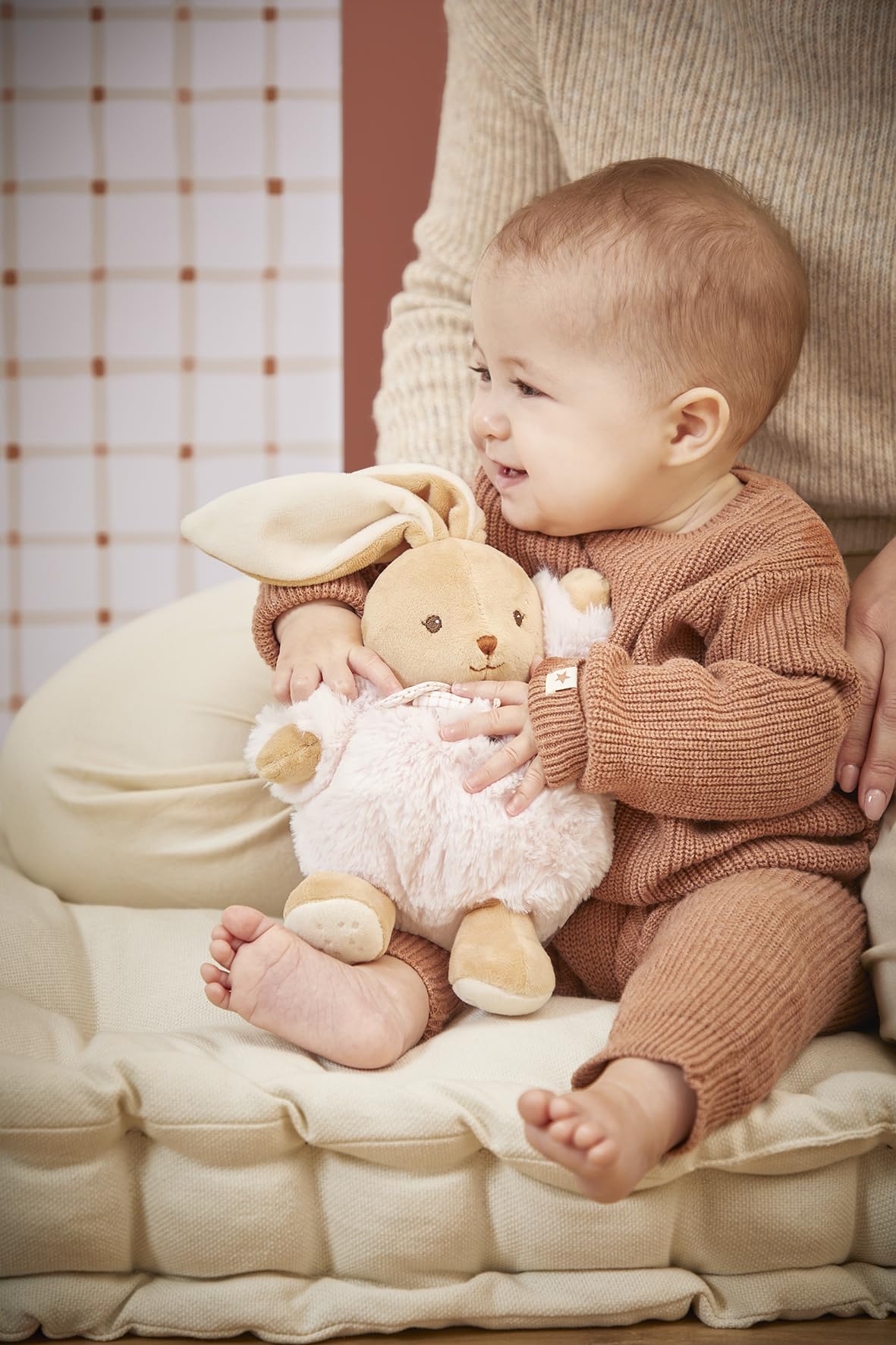 Kaloo, Pink Rabbit Plush 17cm, Ultra-soft plush for baby, Soft companion from birth, Ideal size for little hands, Birth Gift - Image 4