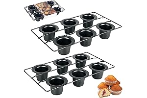 2PCS Popover Pans Nonstick 12 Clearance, the Must-have Popover Pan