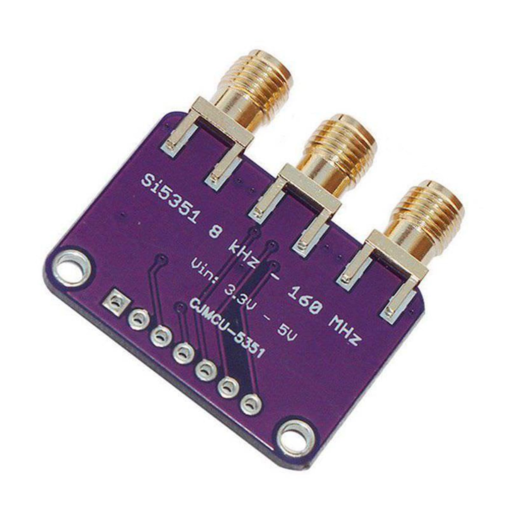 4X Si5351A Scheda di Sblocco del Generatore di Clock I2C 25 MHz 8Khz A 160Mhz per D9I2