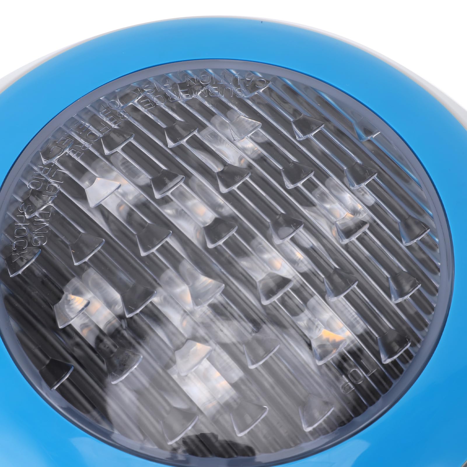 Tauchbare Poolbeleuchtung, professionell, warmweiß 3000 K, 24 V, eingelassene Unterwasser-LED-Leuchte, wasserdichte Schwimmbadlampe für Teich, und Spa mit ABS-Gehäuse (Sau)