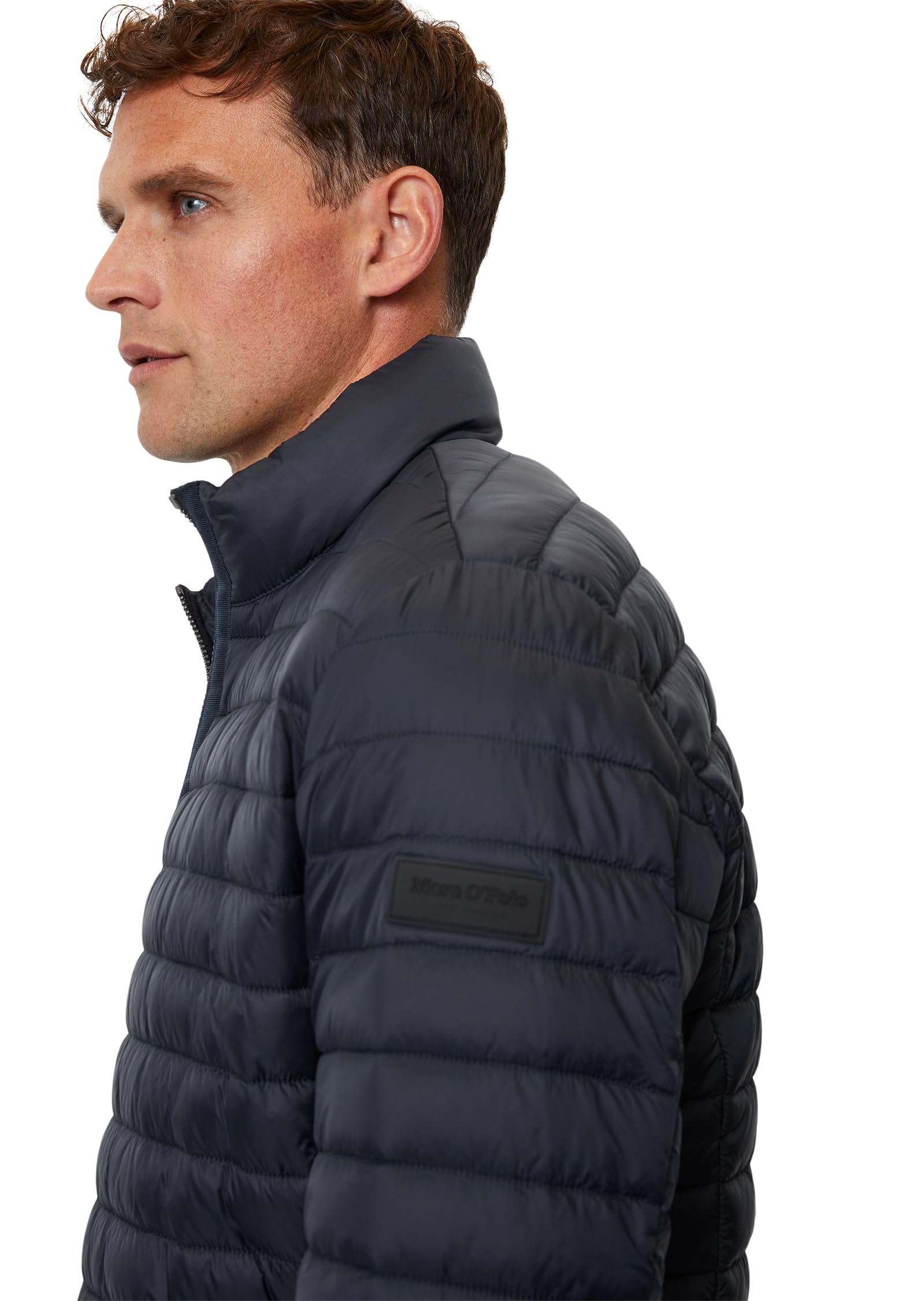 Marc O'Polo Herren Steppjacke mit Stehkragen leicht