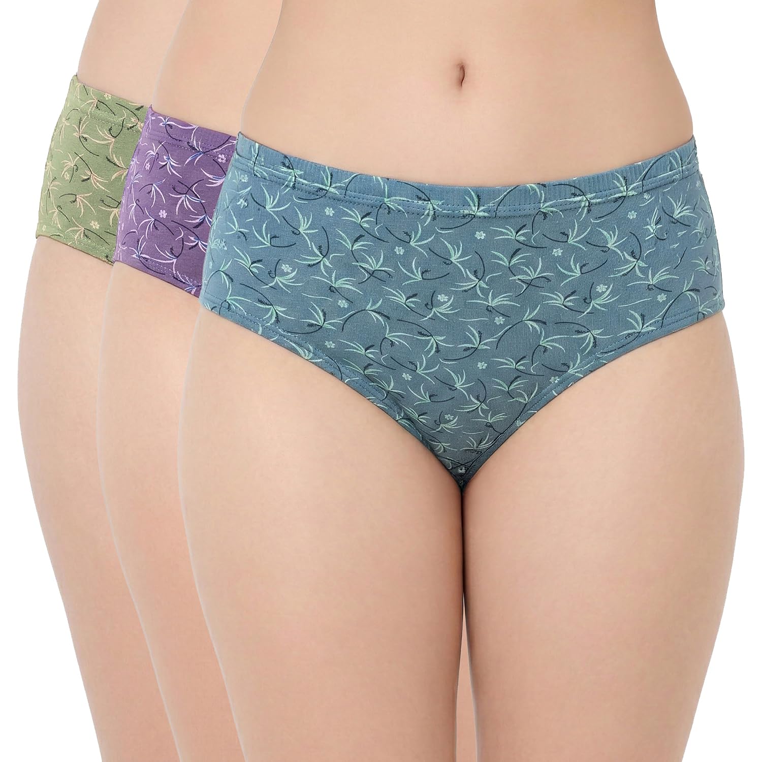 juliet Cotton Hipster Premium Panties Set of Full Coverage Stretchable Fabric-picture-43