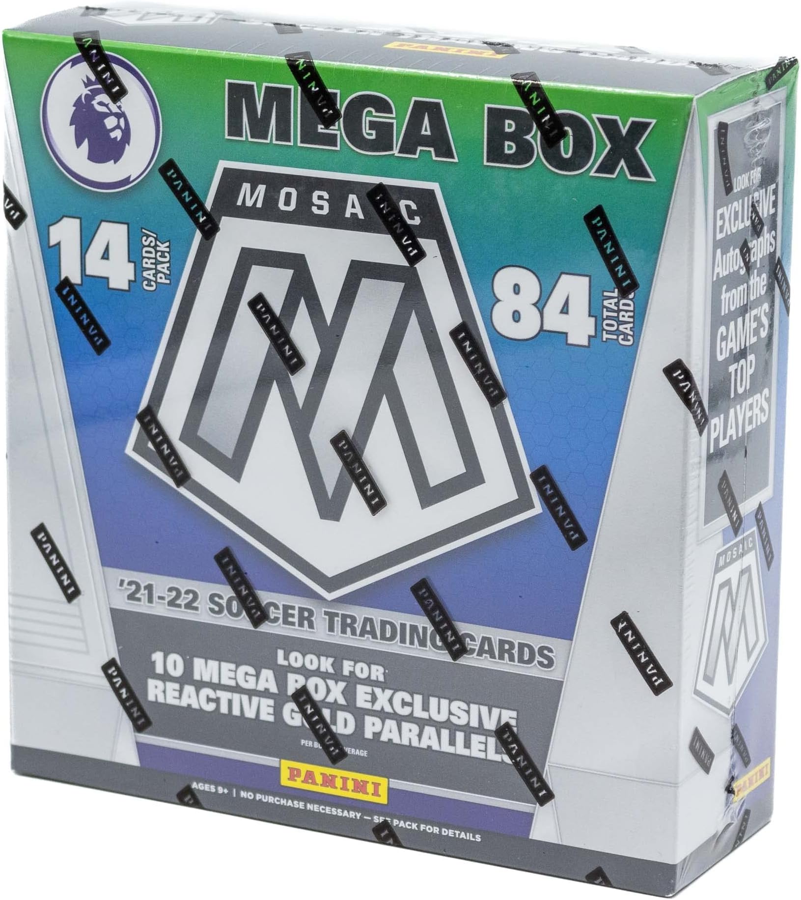 Panini 2021-22 Mosaic Soccer Trading Card Mega Box