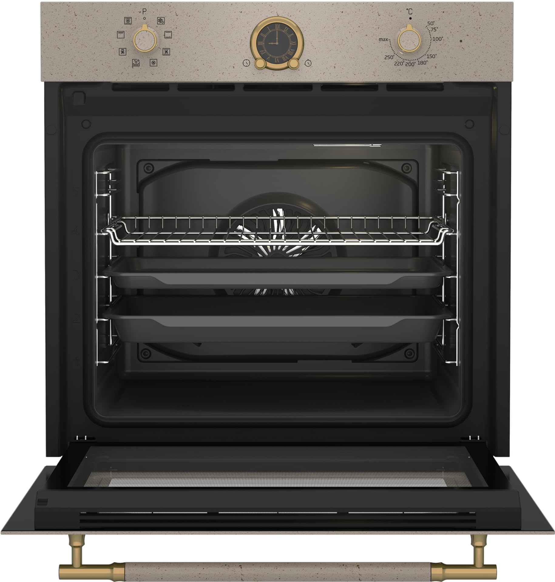 Forno multifunzione, 71 litri, A.59.5xL. 59.4xP. 56.7, avena [Classe di efficienza energetica A]