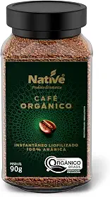 Café Orgânico Solúvel Liofilizado, Native 90g