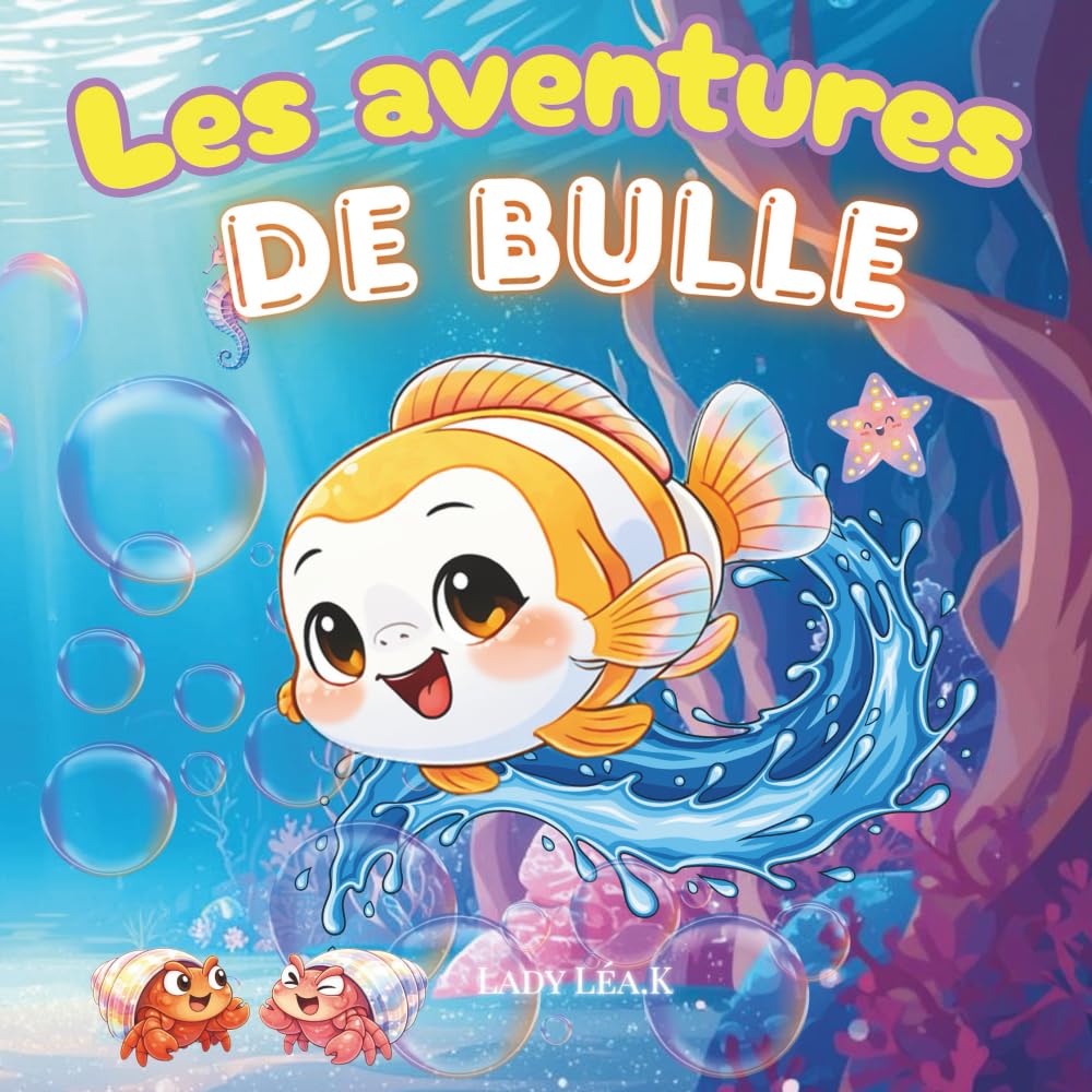 Les aventures de Bulles le poisson de l'océan | Des jeux "cherche et trouve" pour une lecture ludique pour les petits | 2 histoires en 1