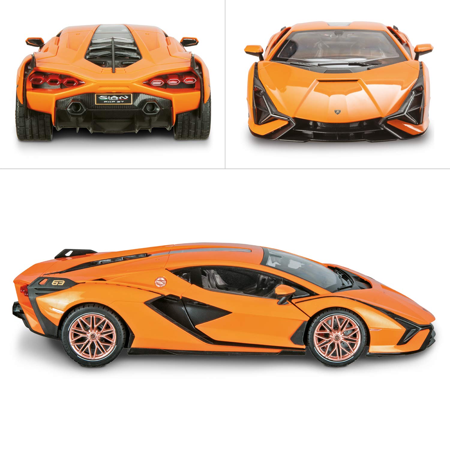 Mondo Motors, LAMBORGHINI SIAN, Modello in Scala 1: 14, fino a 10 km/h di Velocità, Auto Giocattolo per Bambini 63661