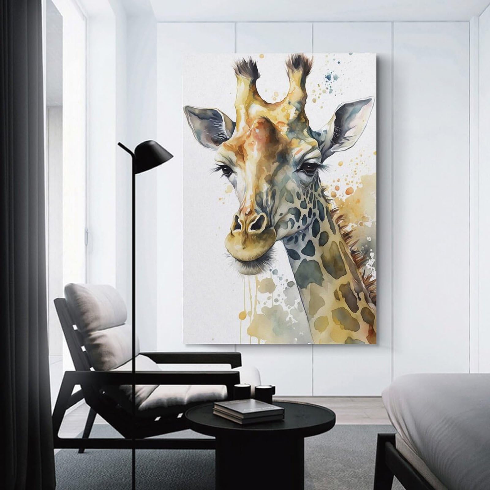 Junmoney Room Decor Wall Art Giraffe(6), 16x24inch(40x60cm), for Wall Displays, Bedrooms Or Room Updates, An Easy Match for Collected Prints