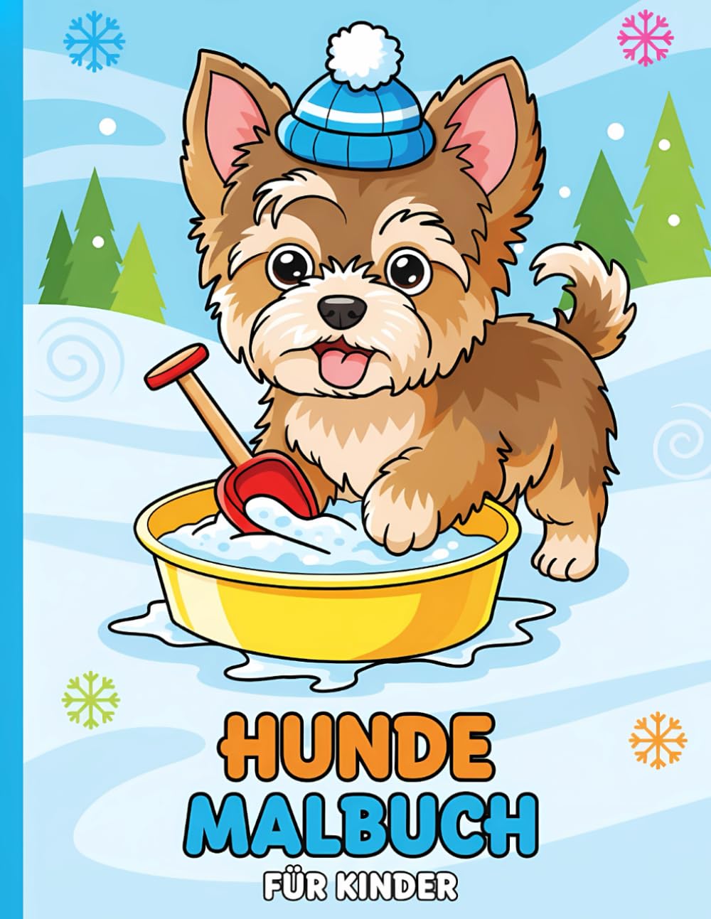 Hunde Malbuch für Kinder: Wundervolle Illustrationen für entspannte Momente, kreative Abenteuer und liebevollen Ausmalspaß