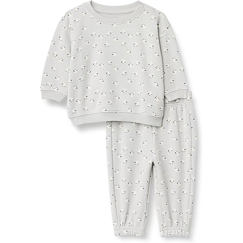 Amazon Essentials x Sofia Grainge Toddlers and Baby Boys' Sweatshirt and Sweatpant Set