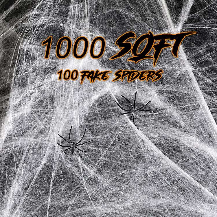 PBOX Spider webs Halloween Decorations