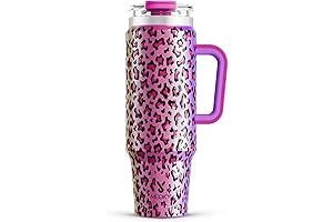 Meoky 40 oz Tumbler with Handle and Straw, the Kitchen is Closed
