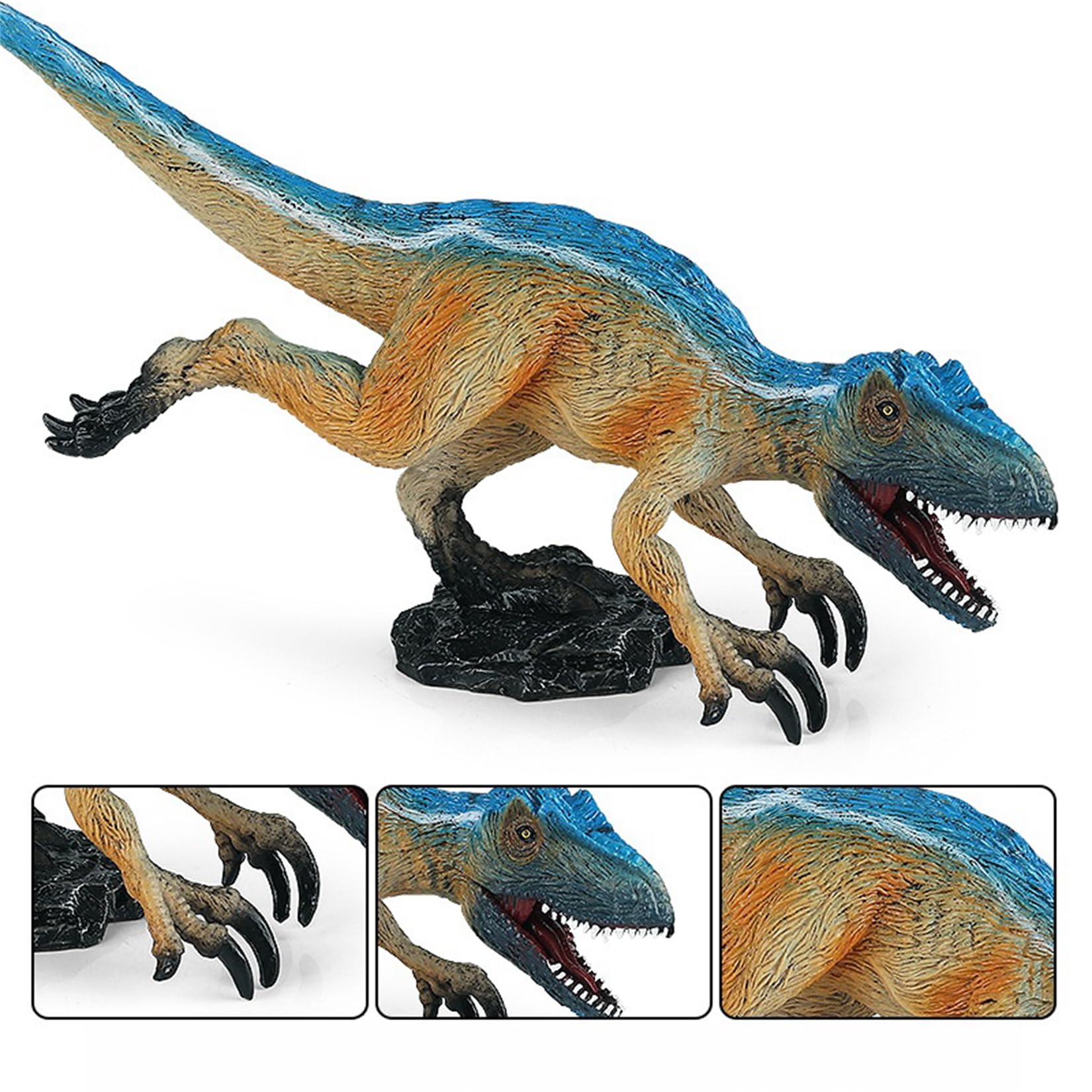 青色トリケラトプス模型 ⭐️トリケラトプス⭐️恐竜⭐️青