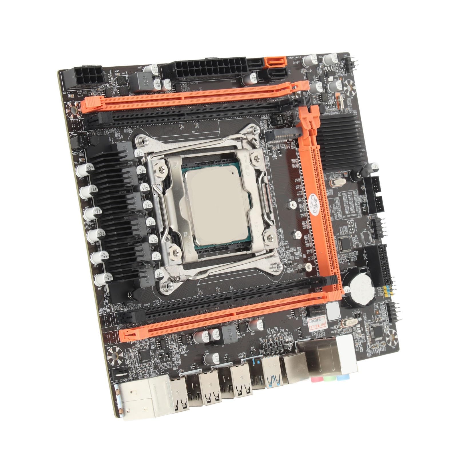 Topiky Scheda Madre PC X99 P4 Alimentatore a 6 Fasi Ad Alta velocità per PC Desktop con CPU E5 2680V3 e Interfaccia Multipla