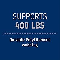 Vista 7 de ENO Atlas Suspension System - Tree Strap for Hammock - Accessories for Camping, Hiking, and Backpacking - Black/Royal