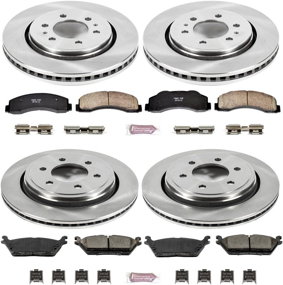 Power Stop KOE6803 Autospecialty Front and Rear Replacement