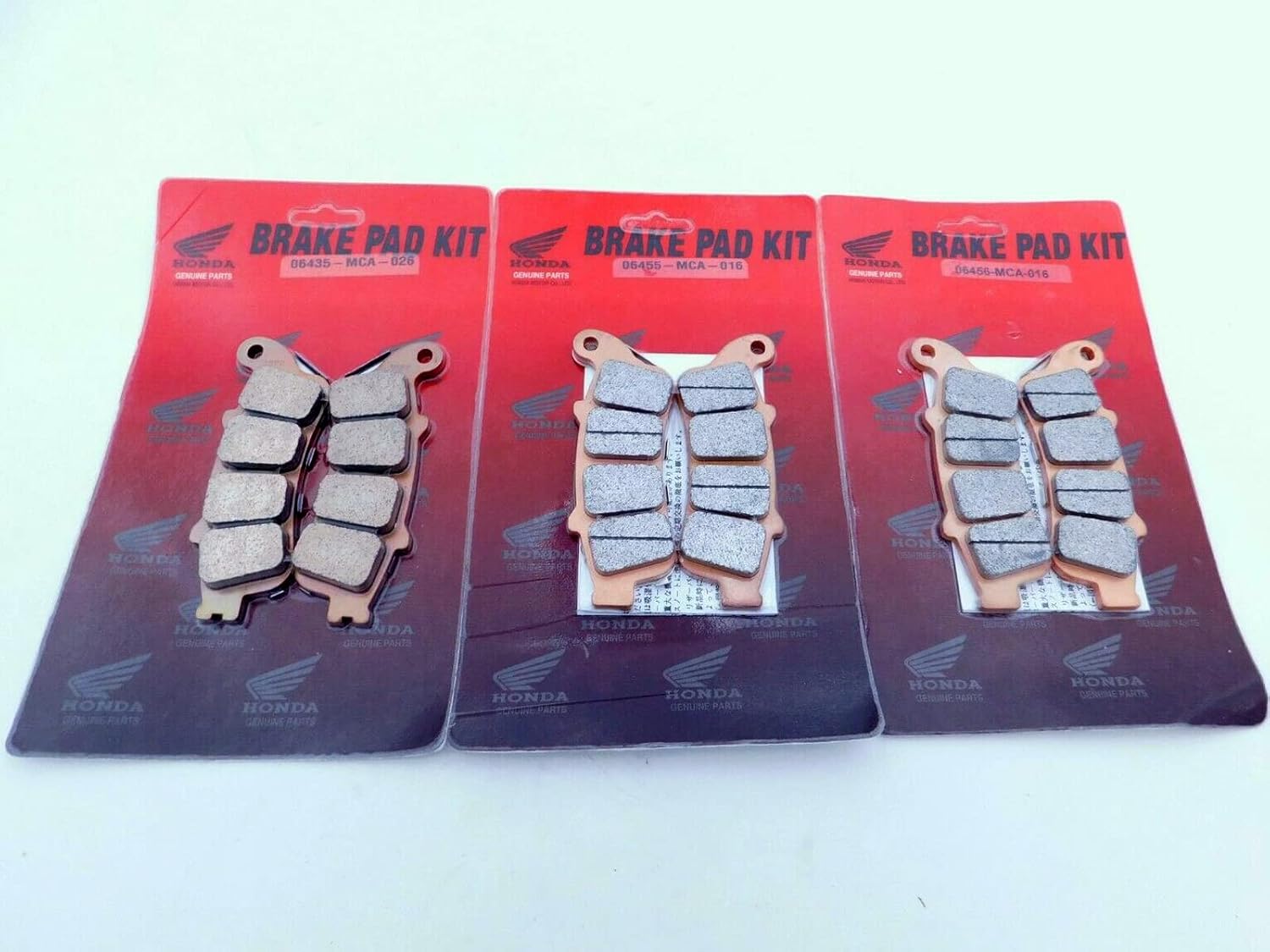 Goldwing GL1800 & F6B Front/Rear Brake Pad It