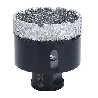 KTM Healthcare Drill Bits, Black Drilling Hole Saw Bit Large Displacement Cutting for Concrete