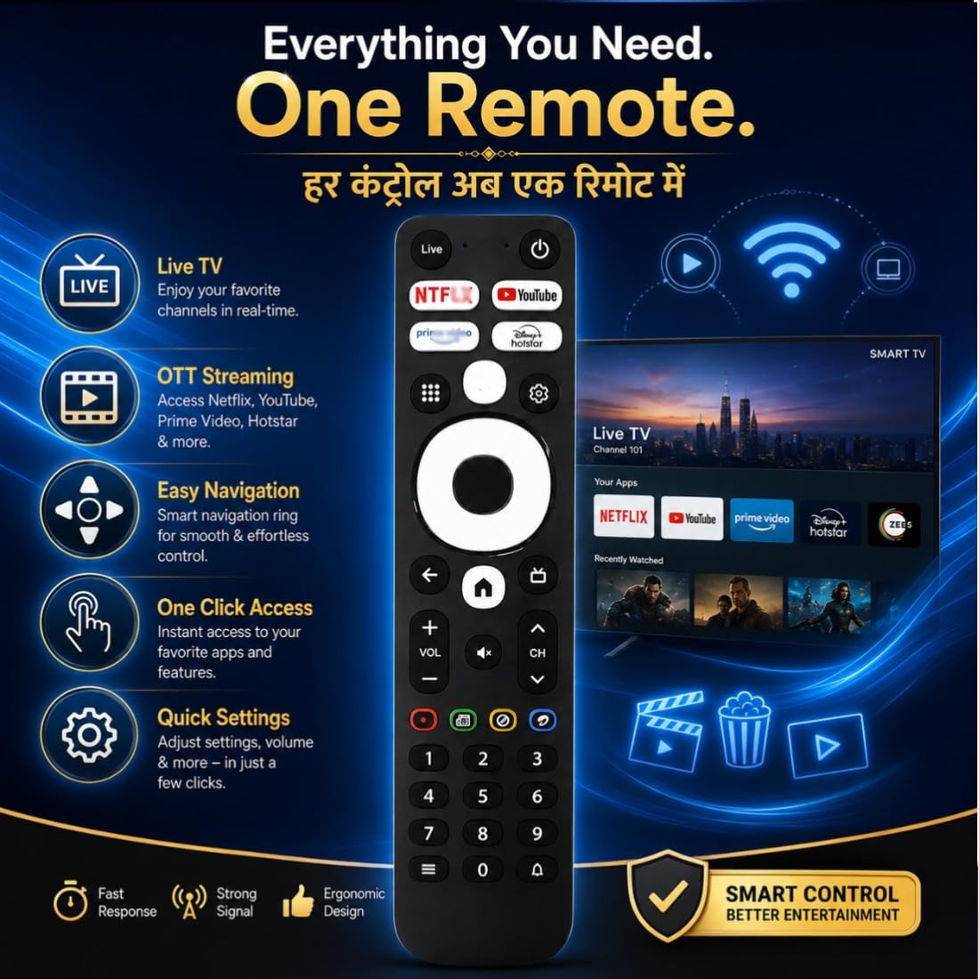 Airtel IPTV Remote Replacement - Easy OTT Access -6