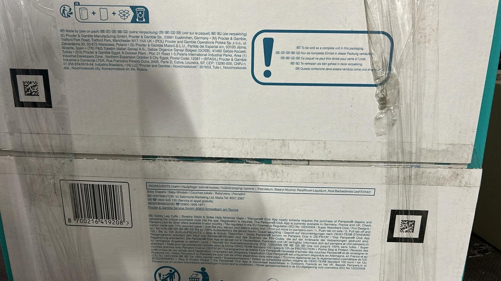 Pampers - Baby Dry - Taille 4 - Mega Pack - 140 pièces - 9/14 KG