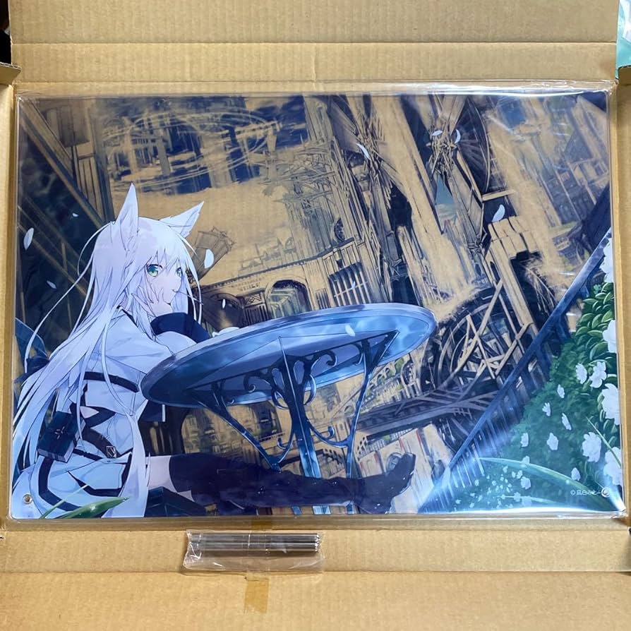 凪白みと A3アクリルボード 風と水と街　white parabellum Amazon.co.jp: 凪白みと A3アクリルボード 風と水と街 white