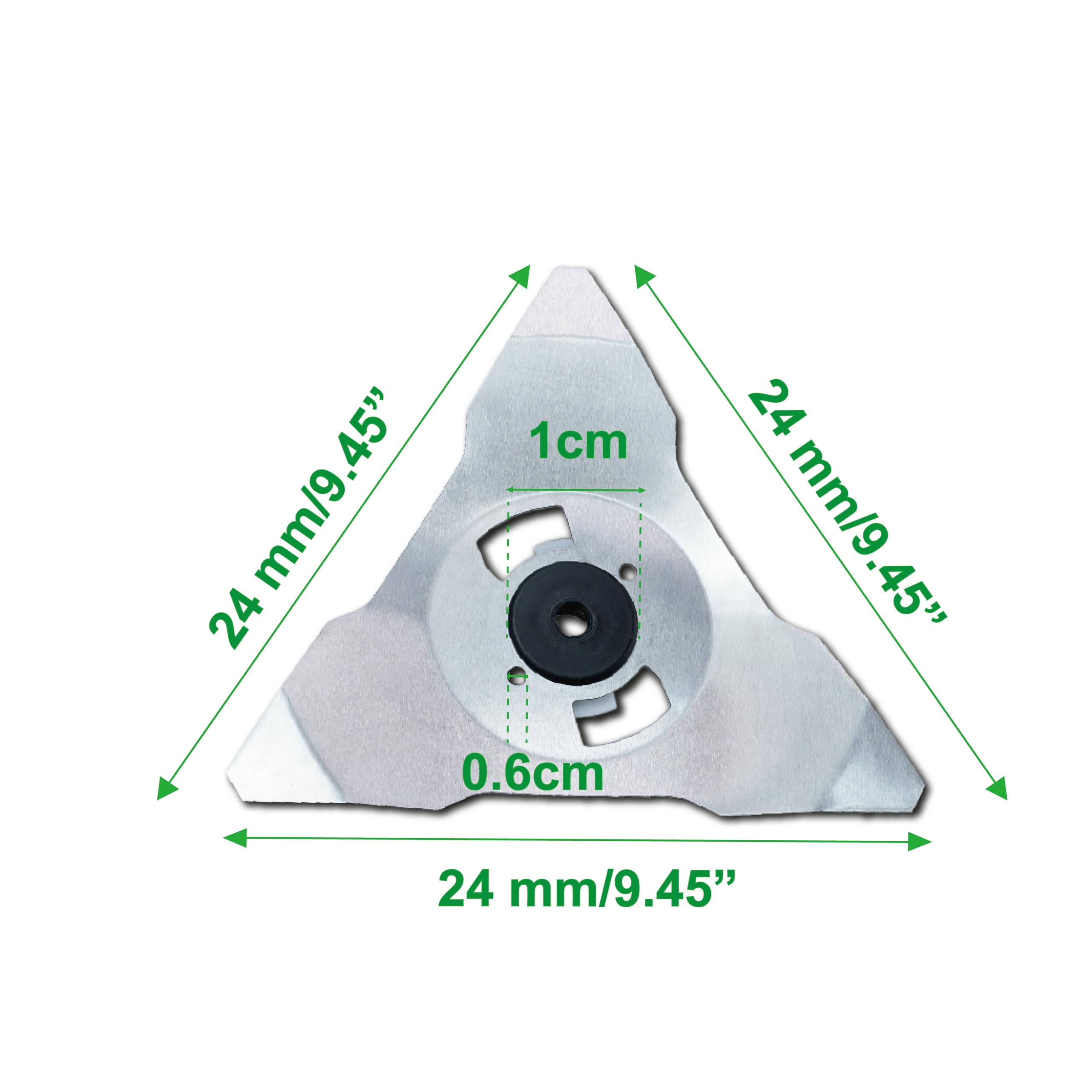 2 pezzi di lame di ricambio in acciaio inossidabile - compatibili con Robomow RS/MS/RC-Sene